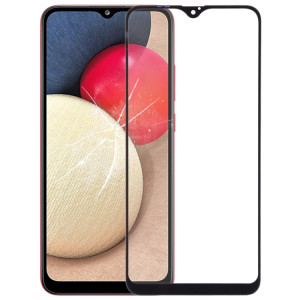 Pour Samsung Galaxy A02s lentille extérieure en verre avec adhésif OCA optiquement transparent SH26181229-20
