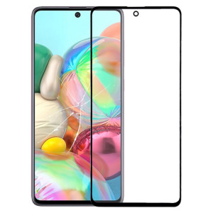 Pour Samsung Galaxy A71 lentille extérieure en verre avec adhésif optiquement transparent OCA SH2624515-20
