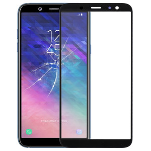 Pour Samsung Galaxy A6 (2018) / A600 Lentille en verre extérieure de l'écran avant avec adhésif optiquement transparent OCA SH2633852-20