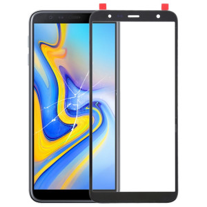 Pour Samsung Galaxy J4 + / J6 + Lentille en verre extérieure de l'écran avant avec adhésif optiquement transparent OCA SH2640426-20