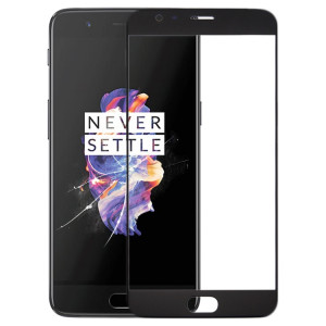 Pour OnePlus 5 lentille extérieure en verre d'écran avant avec adhésif optiquement transparent OCA SH29021247-20