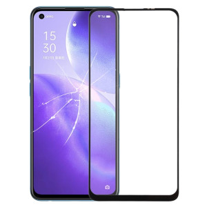 Pour OPPO Reno5 lentille extérieure en verre d'écran avant avec adhésif OCA optiquement clair SH7205505-20