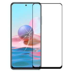 Lentille en verre extérieur à l'écran avant avec adhésif OCA optiquement clair pour Xiaomi Redmi Note 10 4G SH8924338-20