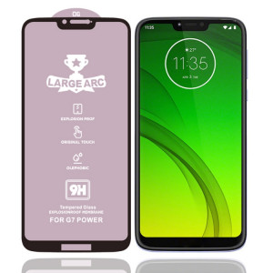 Pour Motorola Moto G7 Power 9H HD Film de verre trempé plein écran à haute alumine à grand arc SH70221341-20