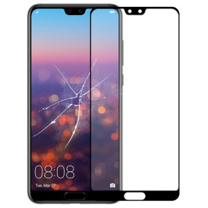 Lentille en verre extérieur à écran avant avec adhésif OCA Optiquement clair pour Huawei P20 SH0340233-20