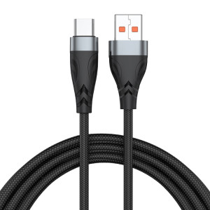 ADC-008 66W USB au câble de données de charge rapide USB-C / C / C, longueur de câble: 1m (gris noir) SH101A1283-20