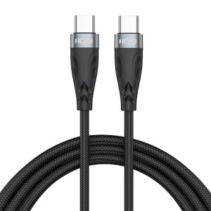 ADC-008 100W USB-C / TYPE-C sur le câble de données de charge rapide USB-C / C / C / C / C, Longueur du câble: 1M (gris noir) SH301A819-20
