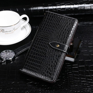Pour Ulefone Note 12P Idewei Crocodile Texture Horizontal Tableau Téléphone Horizontal Coque Téléphone (Noir) SI810G1319-20