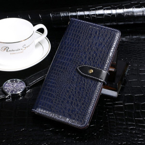 Pour Ulefone note 13P Idewei Crocodile texture horizontale texture texture texture texture texture téléphone (bleu foncé) SI811F267-20