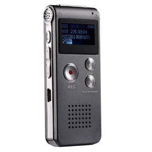 SK-012 Enregistreur vocal audio numérique Dictaphone USB Dictaphone avec WAV MP3 Lecteur Var Fonction (Gris) SH702B462-20