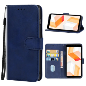 Coque de téléphone en cuir pour Ulefone Armor x10 pro (bleu) SH606D1564-20