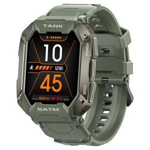 Réservoir M1 1.72 TFT Smart Watch Smart Watch, Support Surveillance du sommeil / Surveillance de la fréquence cardiaque (Green Army) SH901B1856-20