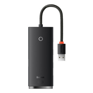 Adaptateur de moyeu USB-A de USB-A à USB-A à USB-A, Longueur du câble: 25cm (noir) SB301A835-20