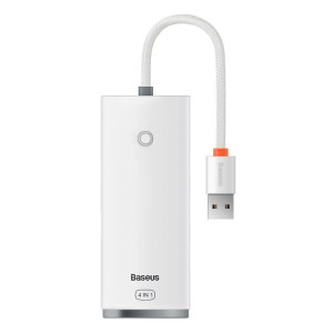 Adaptateur de moyeu USB-A de USB-A à USB-A à USB-A, Longueur du câble: 25cm (blanc) SB301B179-20