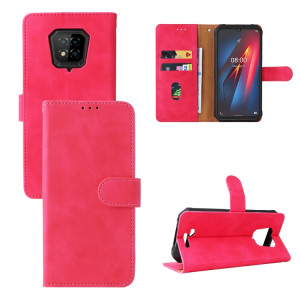 Pour Ulefone Armor 8 Skin Senteuse Boucle magnétique Cas de texture de texture de veau (Rose Rouge) SH404C526-20