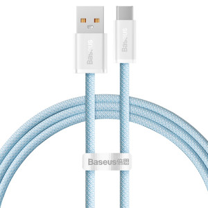 BASEUS 100W USB à type-C / USB-C Série dynamique Câble de données de chargement rapide, longueur: 1m (bleu) SB101B1255-20
