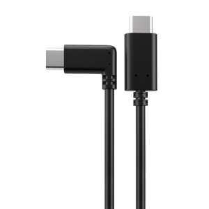 USB 3.2 GEN1 Type-C à USB 3.2 Type-C Câble de liaison VR Coude CLE-C pour Oculus Quête 1/2, Durée du câble: 3m (noir) SH601A1514-20