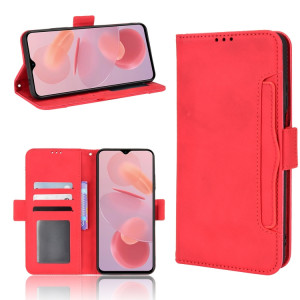 Pour Ulefone Note 12P Skin Senteuse Cas de téléphone en cuir de veau (rouge) SH611B1628-20
