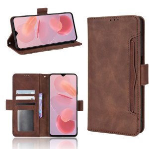 Pour Ulefone Note 12P Skin Sentez-vous Cas de téléphone en cuir de veau (brun) SH611C427-20