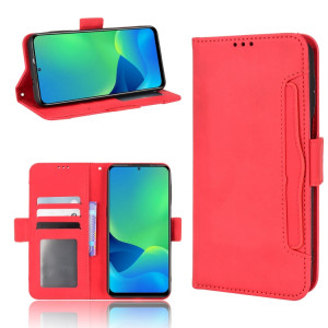 Pour Ulefone NOTE 13P Peau Senteuse Cas de téléphone en cuir de mollet (rouge) SH612B61-20