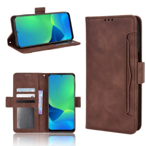 Pour Ulefone NOTE 13P Peau Sentez-vous Cas de téléphone en cuir de veau (brun) SH612C1272-20
