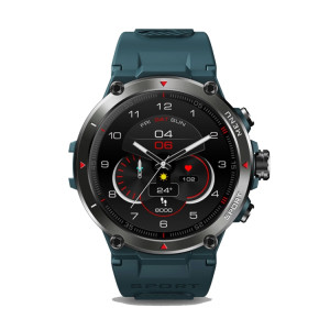 Zeblaze Stratos 2 1,3 pouce Smart Watch Smart Watch, Support Surveillance du sommeil / Surveillance de la fréquence cardiaque (Bleu) SZ001B1182-20