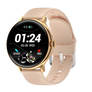 Montre Smart Strap Smart Strap Smart Q71 Pro 1.28 pouces TFT, support Bluetooth Call / Menstrual Cycle Rappel (Rose Gold) SH501B574-20