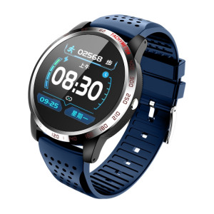 W3 1,3 pouce Screen TPU Watch Band Smart Health Watch, Soutenir la fréquence cardiaque dynamique, l'indice de santé HRV, la surveillance ECG, la pression artérielle (bleu) SH301B1233-20