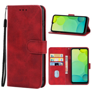 Pour Ulefone Note 6T Cuir Phone Case (rouge) SH603A587-20