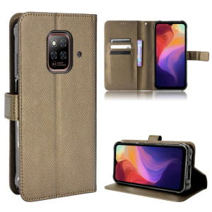 Pour Ulefone Power Armor 14/14 Pro Diamond Texture Texture Téléphone Case (marron) SH508D859-20