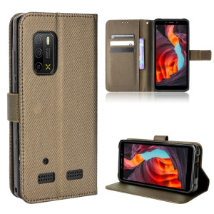 Pour Ulefone Armor X10 / X10 Pro Diamond Texture Texture Téléphone Case (marron) SH509D142-20