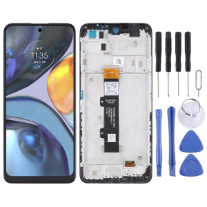 Écran LCD TFT pour Motorola Moto G22 Assemblage complet du numériseur avec cadre SH8008970-20