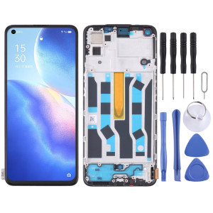 Écran LCD d'origine pour OPPO Reno5 4G/Reno5 K avec numériseur complet avec cadre SH9902427-20