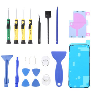 JIAFA JF-8182 21 in 1 Battery Adhesive + LCD Frame Waterproof Adhesive + Repair Tool Set For iPhone 12 Pro Max SJ17021176-20