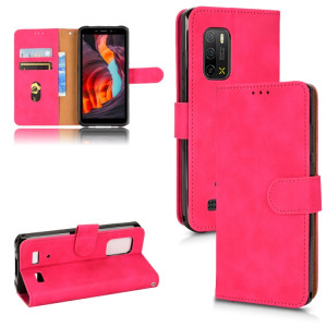 Pour Ulefone Armor X10 Skin Feel Magnetic Flip Leather Phone Case (Rose Red) SH404D1078-20