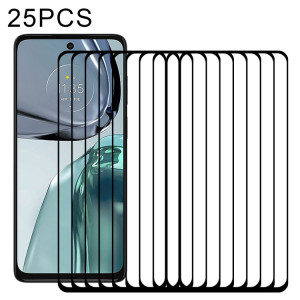 25 pcs Film de verre de couverture de colle complète Protecteur Temperred Glass pour Motorola Moto G62 5G SH15021569-20