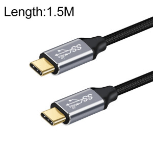 1,5 m 10 Gops USB-C / Type-C Male à mâle Câble de transmission de données de charge mâle SH26031322-20