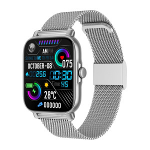 GT30 1,69 pouce TFT Screen Smart Watch, acier BNAD IP67 Assistance imperméable Call Bluetooth / Modes de sport multiples (argent) SH001B151-20
