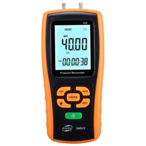 Gauge de pression portable Benetech GM522, batterie non incluse SB2284769-20