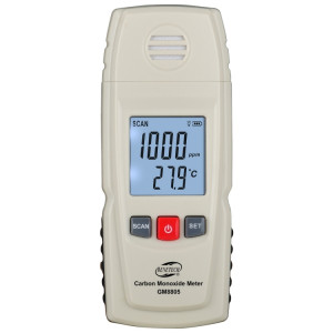 GM8805 Compteur de monoxyde de carbone numérique portable, pile non incluse SH2299602-20