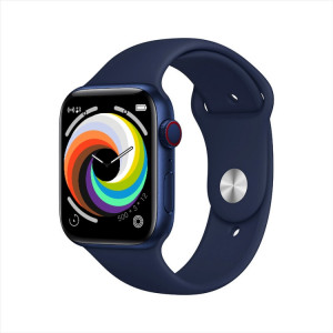 T900 PRO MXA Montre intelligente à écran LCD 1,69 pouces, prend en charge les appels Bluetooth / plusieurs modes de sport (bleu) SH401D1377-20