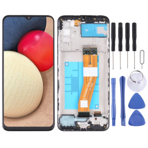 Écran LCD OEM pour Samsung Galaxy A02S SM-A025G/A025M Digitizer Assemblage complet avec cadre SH50071088-20