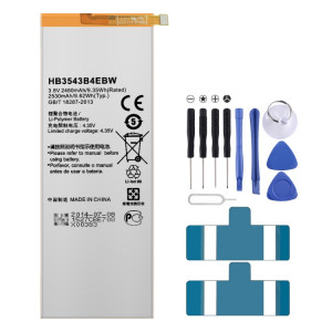 Remplacement de la batterie Li-polymère HB3543B4EBW pour Huawei Ascend P7, Remarque importante : pour les batteries au lithium, seuls des moyens d'expédition sécurisés vers l'Union européenne (27 pays), le SH1705233-20
