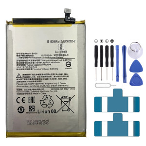Remplacement de la batterie Li-polymère BN56 5000 mAh pour Xiaomi Redmi 9A / Redmi 9C / Redmi 9i / Redmi 9AT / Poco M2 / Poco C3, Japon, USA, Canada sont disponibles SH6906523-20