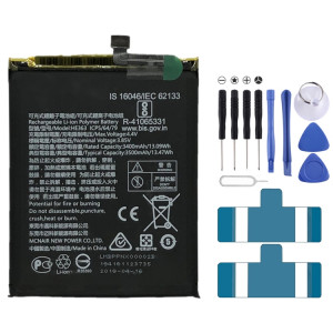 Remplacement de la batterie Li-Polymère HE363 3500 mAh pour Nokia 8.1 / X7 SH87081666-20