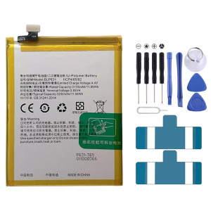 Remplacement de la batterie Li-polymère BLP631 3200 mAh pour OPPO A73 / F5 Youth / A77, Remarque importante : pour les batteries au lithium, seuls des moyens d'expédition sécurisés vers l'Union européenne (27 pays), SH88121098-20