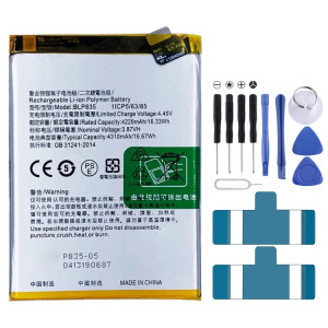 Remplacement de la batterie Li-polymère BLP835 pour OPPO Reno5 F/F19 Pro/A94 4G SH88481705-20