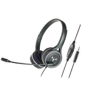 SOYTO SY-G30C Casque de jeu ergonomique à suppression de bruit avec microphone long, interface : 3,5 mm (noir) SS801A281-20