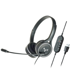 SOYTO SY-G30C Casque de jeu ergonomique à suppression de bruit avec microphone long, interface : USB (noir) SS802A517-20