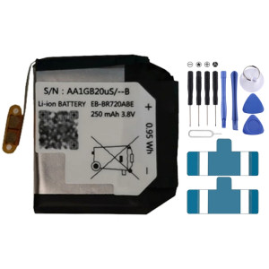 250mAh EB-BR720ABE Remplacement de batterie Li-polymère pour Samsung Gear S2 classic SM-R720, Remarque importante : Pour les batteries au lithium, seuls des moyens d'expédition sécurisés vers l'Union européenne (27 SH4507782-20